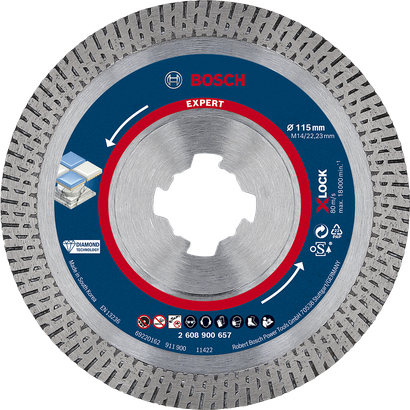 Bosch EXPERT HardCeramic X-LOCK diamantkapskiva 115 mm.