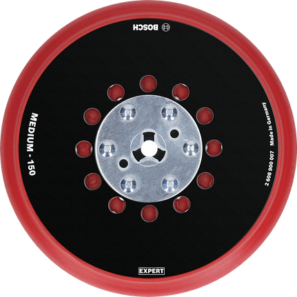 Bosch EXPERT Multihålsslipplatta 150 mm medium.