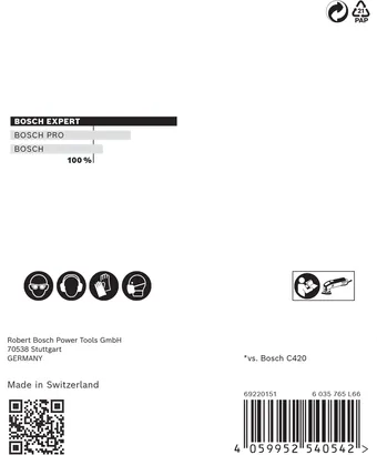 Bosch EXPERT M480 slipnät 93 mm.