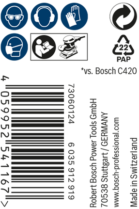 Bosch EXPERT M480 Slipnätsrulle 93 mm 5 m G120.