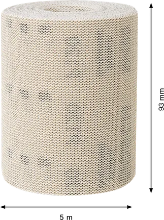 Bosch EXPERT M480 Slipnätsrulle 93 mm G120, 5 m längd.