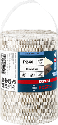 Bosch EXPERT M480 slipnätsrulle 93 mm × 5 m P240.