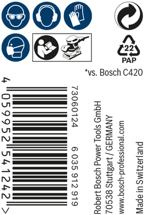 Bosch EXPERT M480 Slipnätrulle 115 mm 5 m G 100.