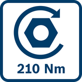 Bosch GDR 18V-210 C sladdlös slagskruvdragare.