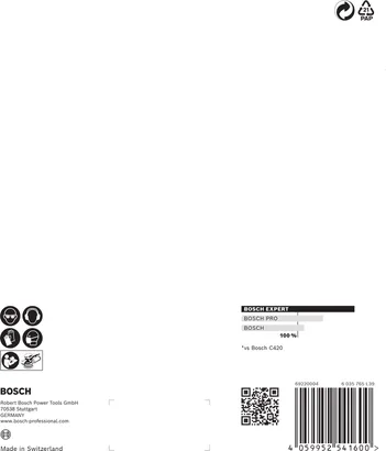 Bosch EXPERT C470 sandpappersset 150 mm.