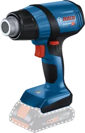 Bosch GHG 18V-50 sladdlös värmepistol med LED-indikator.
