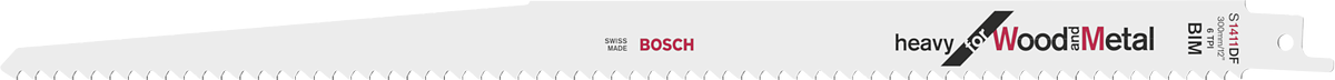 Bosch BIM S 1156 XHM tigersågblad för trä och metall.