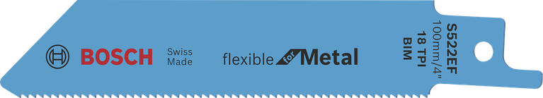 Bosch S522EF flexibelt metallsågblad.
