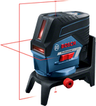 Bosch GCL 2-50 C lasernivelleringsverktyg med tillbehör.