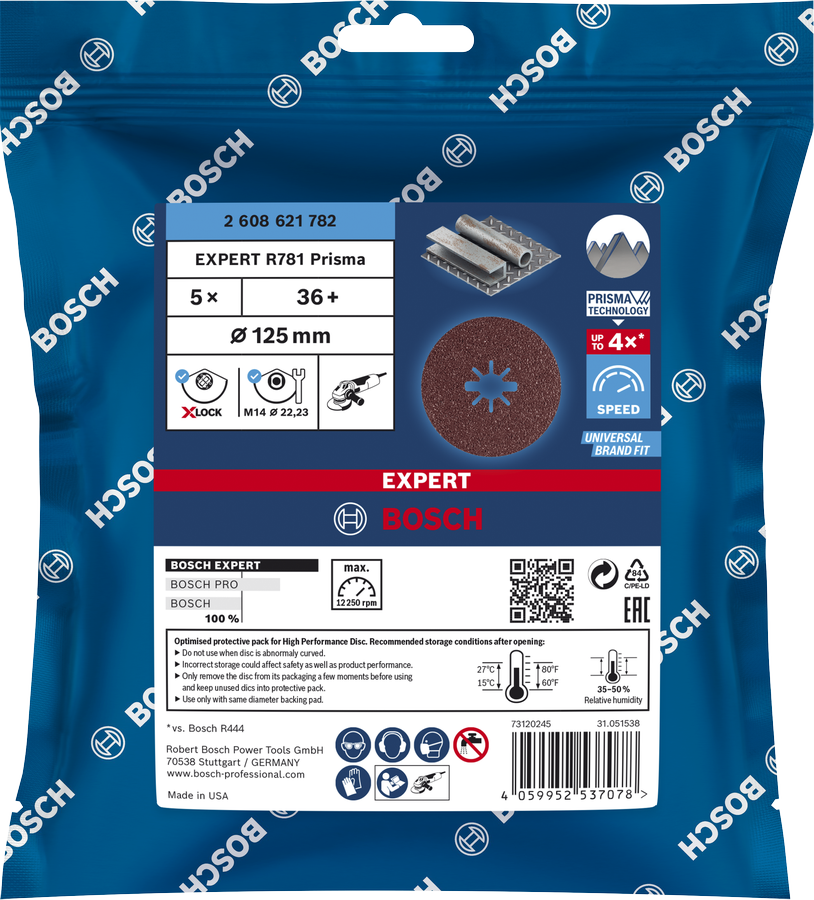 EXPERT R781 Prisma fiberrondell Bosch Professional