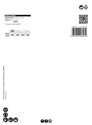 Bosch EXPERT Hålsåg för byggmaterial 105 x 60 mm.