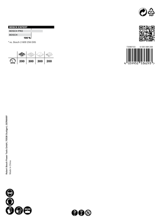 Bosch EXPERT Hålsåg för byggmaterial 114 x 60 mm.