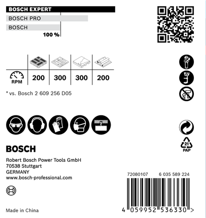 Bosch EXPERT hålsåg för byggmaterial 152 x 60 mm.