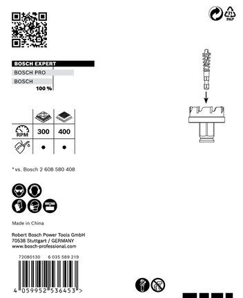 Bosch EXPERT Plåthålsåg 40 x 5 mm.