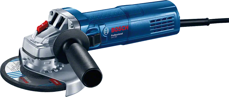 Bosch GWS 900 vinkelslip med sidohandtag.