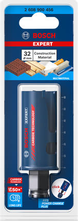 Bosch EXPERT Hålsåg för byggmaterial 32×60 mm.