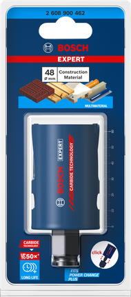 Bosch 48 mm hålsåg för byggmaterial.
