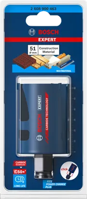 Bosch EXPERT Hålsåg för byggmaterial 51 mm.