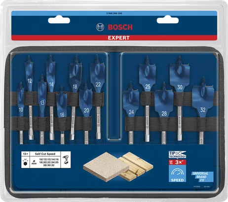 Bosch Expert Self Cut Speed spadborrset 13 delar.