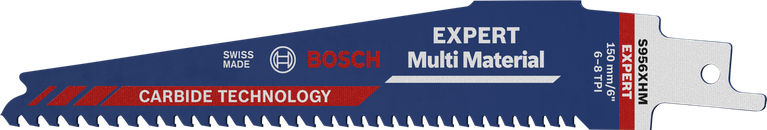Bosch EXPERT Multi Material tigersågblad, hårdmetallteknik.