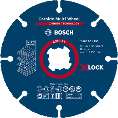 Bosch EXPERT Multimaterial-kapskiva i hårdmetall X-Lock.