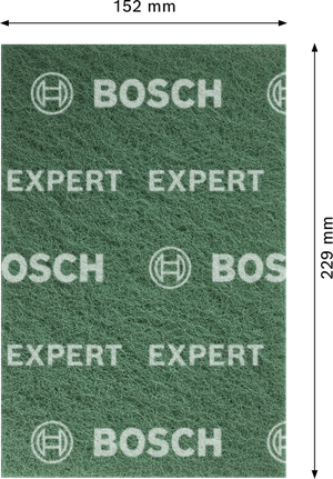 Bosch EXPERT N880 grön fleecedyna för handslipning.