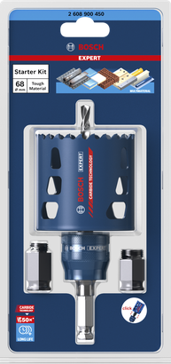 Bosch EXPERT Multi Material hålsåg 68×60 mm startpaket.