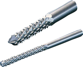 Bosch roterande raspset för formning och snidning av trä.