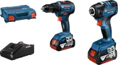 Bosch kombinationskit GDR 18V-200 och GSR 18V-55 sladdlösa verktyg.