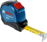 Bosch 8m professionellt måttband för exakt mätning.