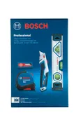 Bosch handverktygsset med 13 delar och vattenpass.