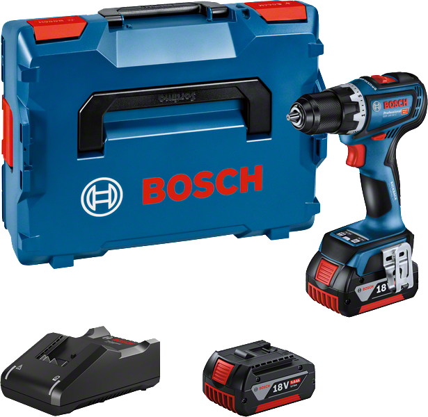Bosch GSR 18V-90 C sladdlös borrmaskin med väska.