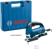 Bosch GST 90 BE sticksåg med väska och sågblad.