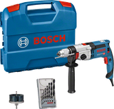 Bosch GSB 24-2 borrsats med bärväska och borr.