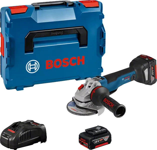 Bosch GWS 18V-10 sladdlös vinkelslipsats.