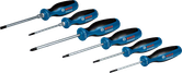 Bosch 6-delad skruvmejselsats med ergonomiska handtag.