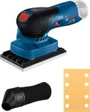 Bosch GSS 12V-13 sladdlös planslip med dammtillsats.