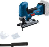 Bosch GST 18V-125 S sladdlös sticksåg med tillbehör.