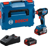 Bosch GDX 18V-210 C slagskruvdragarset med laddare.