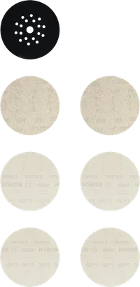 Bosch EXPERT M480 slipnätsset 225 mm, 7 delar.