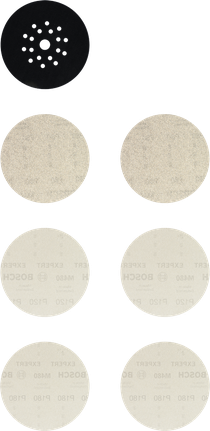 Bosch EXPERT M480 slipnätsset 225 mm, 7 delar.