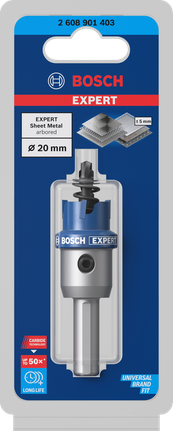 Bosch 20 mm Expert plåthålsåg.