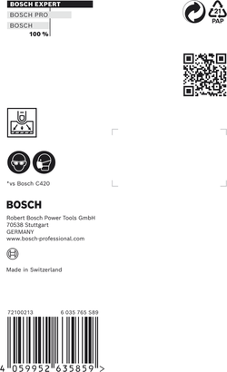 Bosch EXPERT Densitetsblock 80x133 mm förpackning.