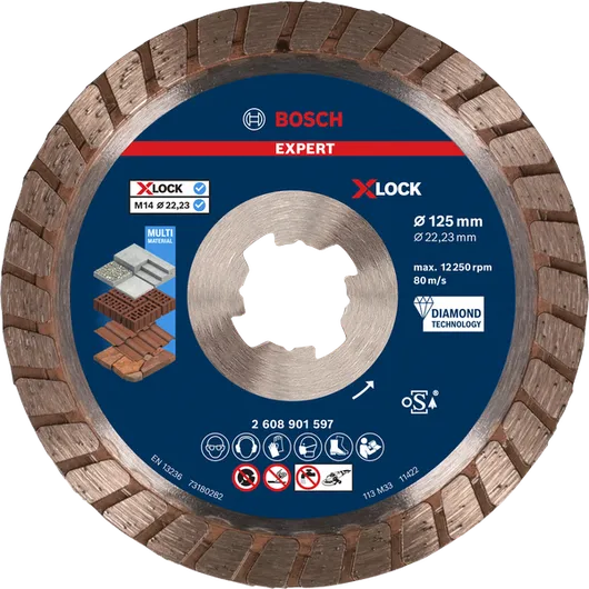 Bosch EXPERT MultiMaterial X-LOCK diamantkapskiva.