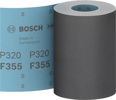 Bosch PRO C355 sliprulle, 93 mm bred, kornstorlek 320.