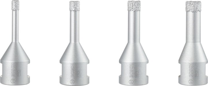 Bosch PRO keramisk torr kärnskärsats 4 delar för kakel.