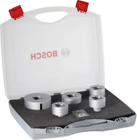 Bosch PRO Ceramic dry X-Lock kärnskärsats, 5 storlekar i etui.