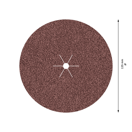 Bosch PRO F460 slippapper 125mm G40 för grovslipning.