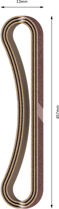Bosch PRO X440 Slipband 13 x 457 mm G120 3-pack.
