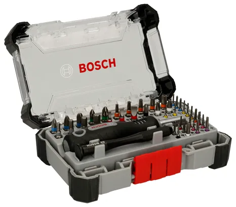 Bosch Precision-skruvmejselbitssats 42 delar i etui.